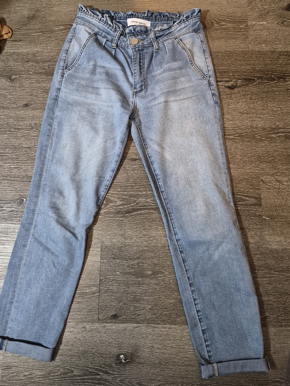 Ashley Mason Jeans Teens Size 9  Blue Light Wash Skinny Denim Pants
